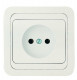 Розетка 1-м СП Mimoza 16А IP20 без заземл. керамика бел./бел. Makel 12002