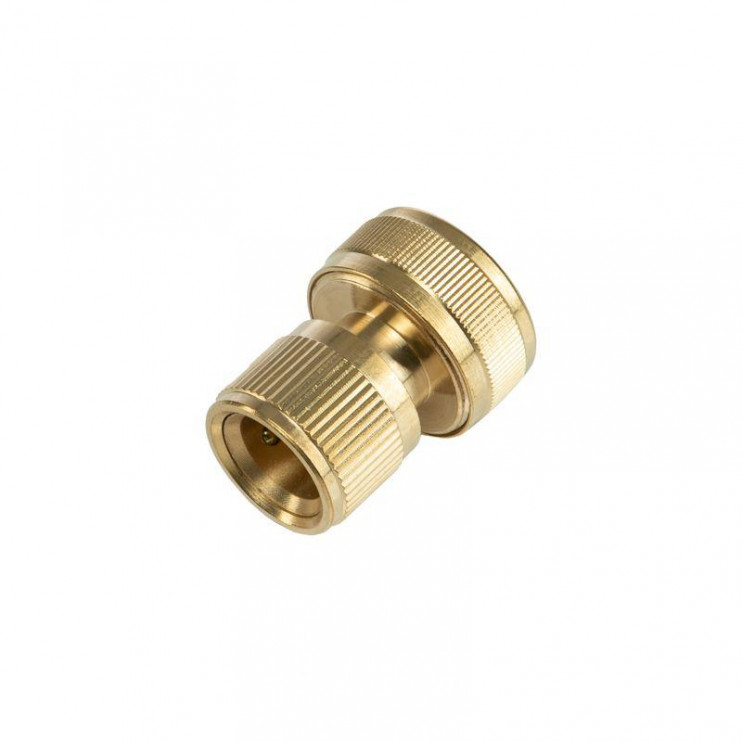 Коннектор латунный быстросъемный для шланга 3/4дюйма ЧЕТЫРЕ СЕЗОНА 62-0214