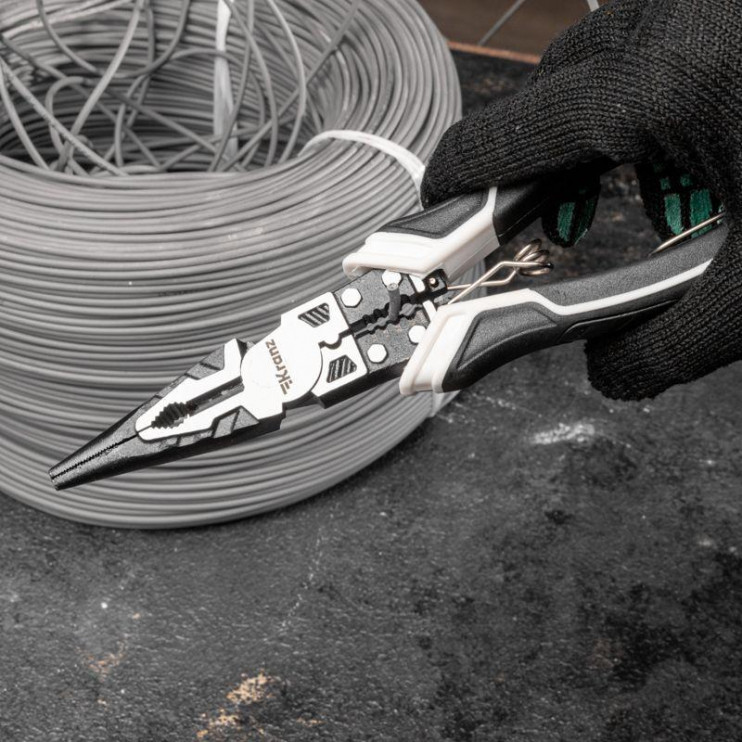 Тонкогубцы многофункциональные универсальные 200мм Kranz KR-12-4653-5