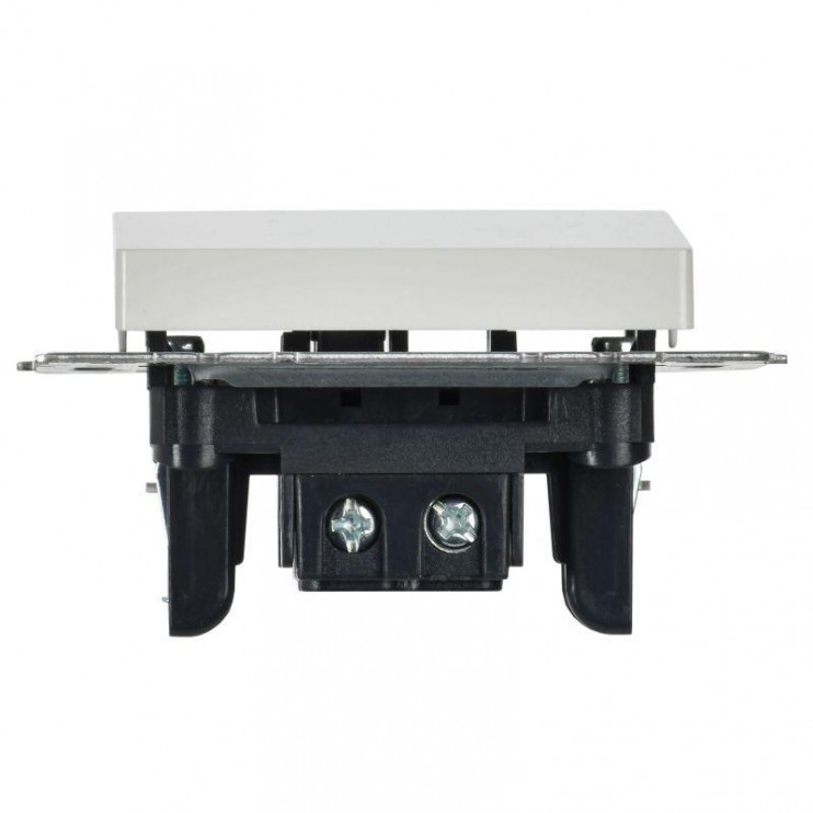 Выключатель 1-кл. СП BRITE ВС10-1-4-БрБ 10А самовозвратн. механизм бел. IEK BR-V14-0-10-K01