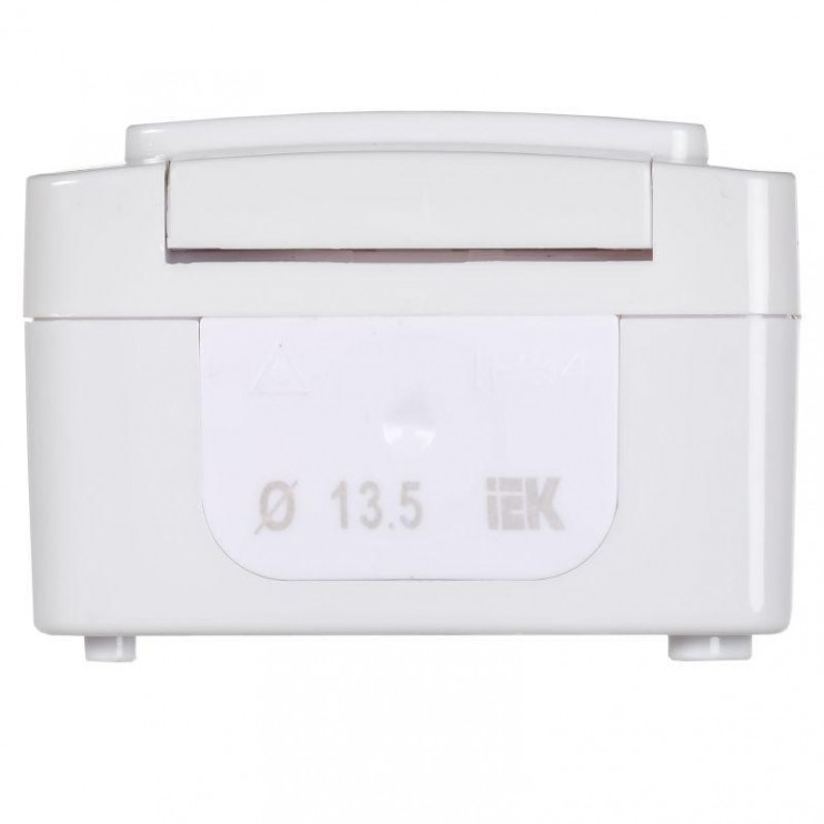 Переключатель проходной 1-кл. ОП Гермес Plus 10А IP54 ВСп20-1-0-ГПБ бел. IEK EVMP12-K01-10-54-EC