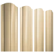 Штакетник круглый с фигурным резом 0,4х128x2000мм GRAND LINE RAL 1014