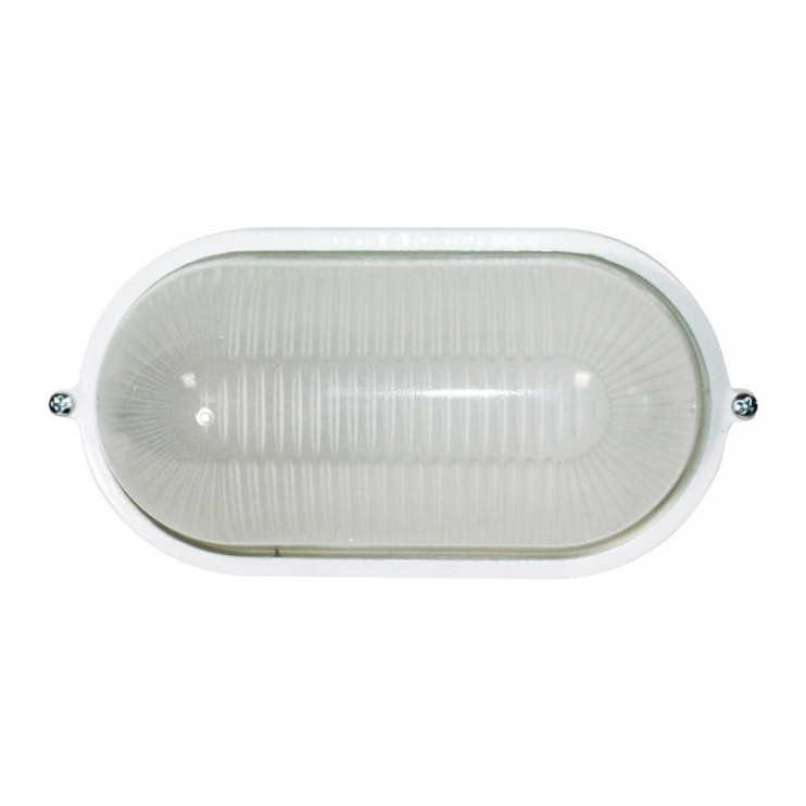 Светильник "Банник" 1401 НПП 03-60-021 1х60Вт E27 IP65 овал малый корпус бел. Элетех 1005500938