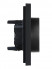 Розетка 2-м СП FORTE&PIANO FP123 16А с заземл. защ. шторки безвинт. крепл. черн. IEK FP-R24-16-1-K02