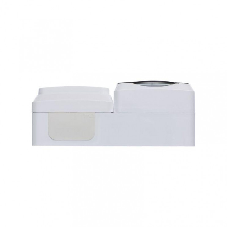 Блок ОП Этюд (розетка 16А 250В евростандарт с заземл. защ. шторки + 1-кл. выкл.) IP44 бел. SE BPA16-241B