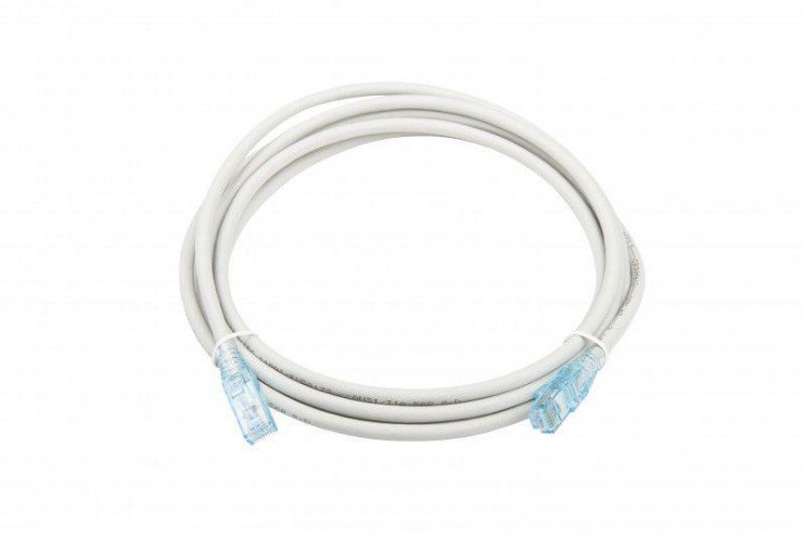 Патч-корд кат.6 U/UTP LSZH PC-LPM-UTP-RJ45-RJ45-C6-3M-LSZH-GY 3м сер. Hyperline 41839