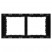 Рамка-суппорт 4мод. Avanti для "In-liner Front" черн. DKC 4402914