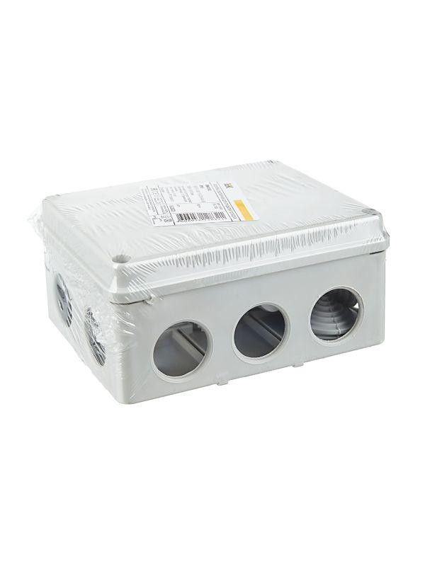 Коробка распаячная ОП 150х110х70 IP55 KM41242 (10 каб.ввод.) IEK UKO10-150-110-070-K41-55