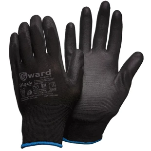 Перчатки GWARD Black с полиуретановым покрытием 8 (M)