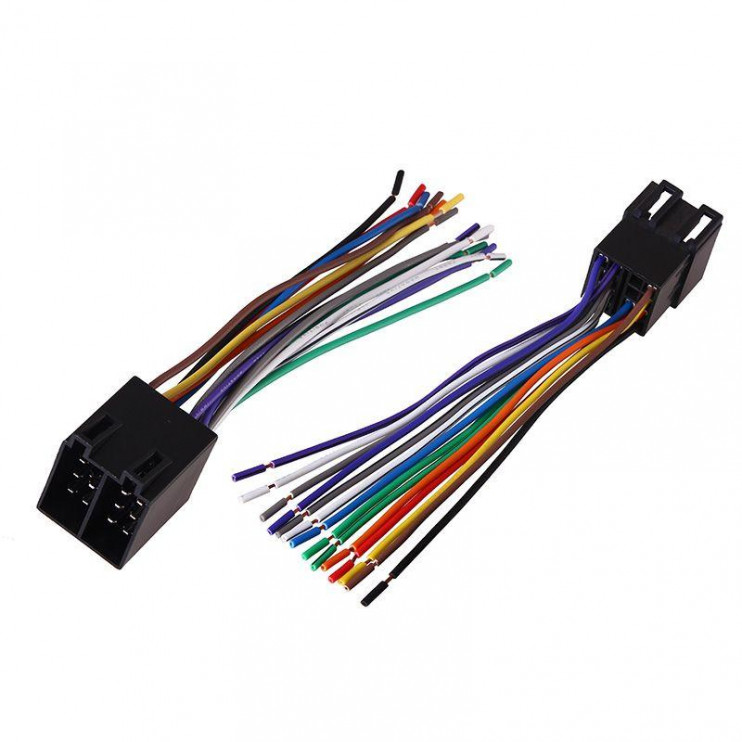 Разъем для автомагнитолы "Евро" ISO штекер сдвоенный блист. Rexant 06-0128-C