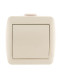 Выключатель 1-кл. ОП Nata 10А IP20 крем. LEZARD 710-0300-100