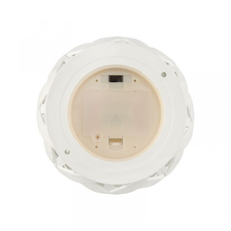 Фонарь декоративный 14х14х16.5см тепл. бел. со свечкой корпус плетеный бел. Neon-Night 513-057