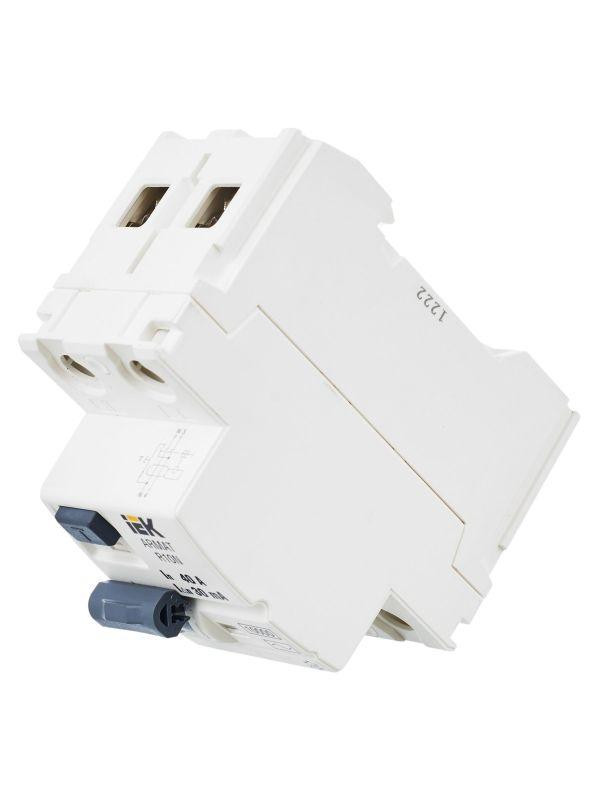 Выключатель дифференциального тока (УЗО) 2п 40А 30мА тип AC ВДТ R10N ARMAT IEK AR-R10N-2-040C030