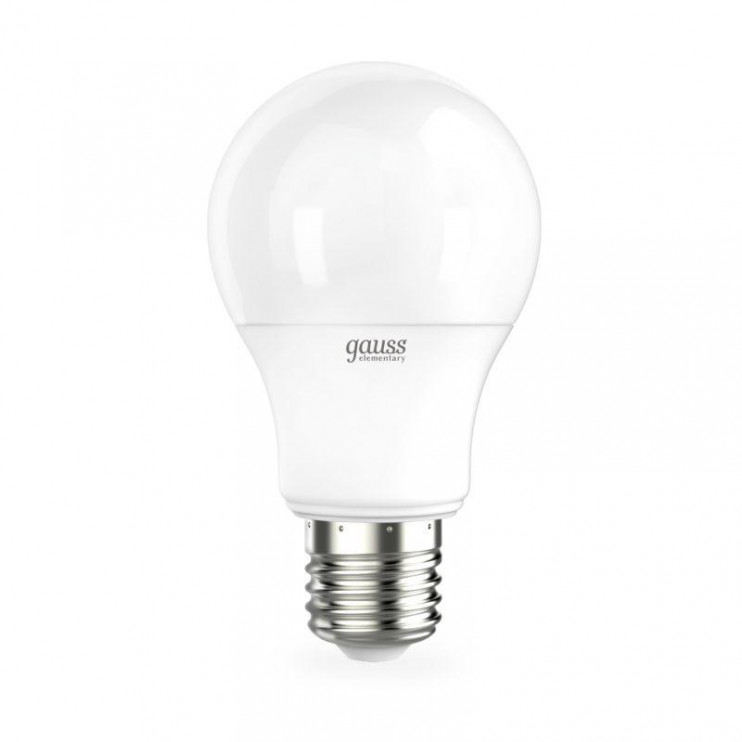 Лампа светодиодная Elementary 10Вт A60 грушевидная 6500К холод. бел. E27 950лм GAUSS 23230