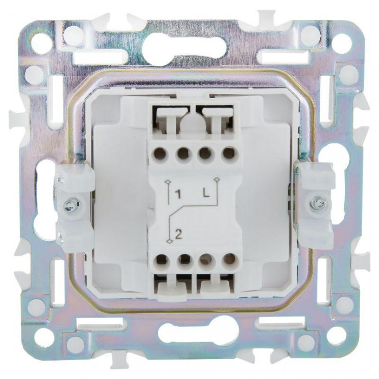 Выключатель проходной 1-кл. SKANDY 10А SK-V02G графит IEK SK-V12-0-10-K53