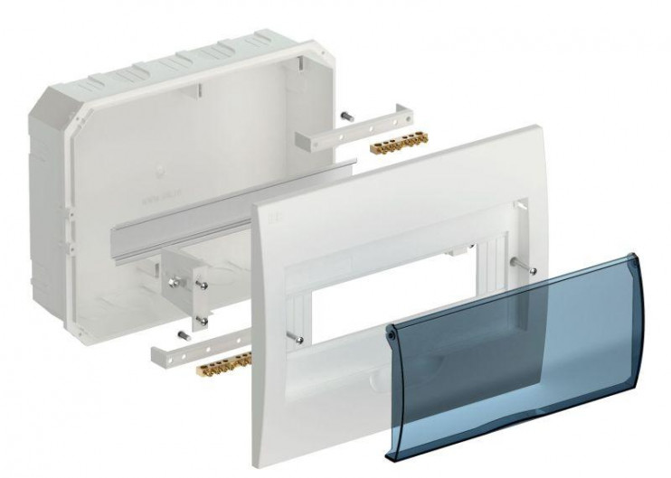 Корпус встраиваемый ЩРВ-П-12 Krepta 3 IP41 пластик. бел. IEK MKP12-V-12-40-10