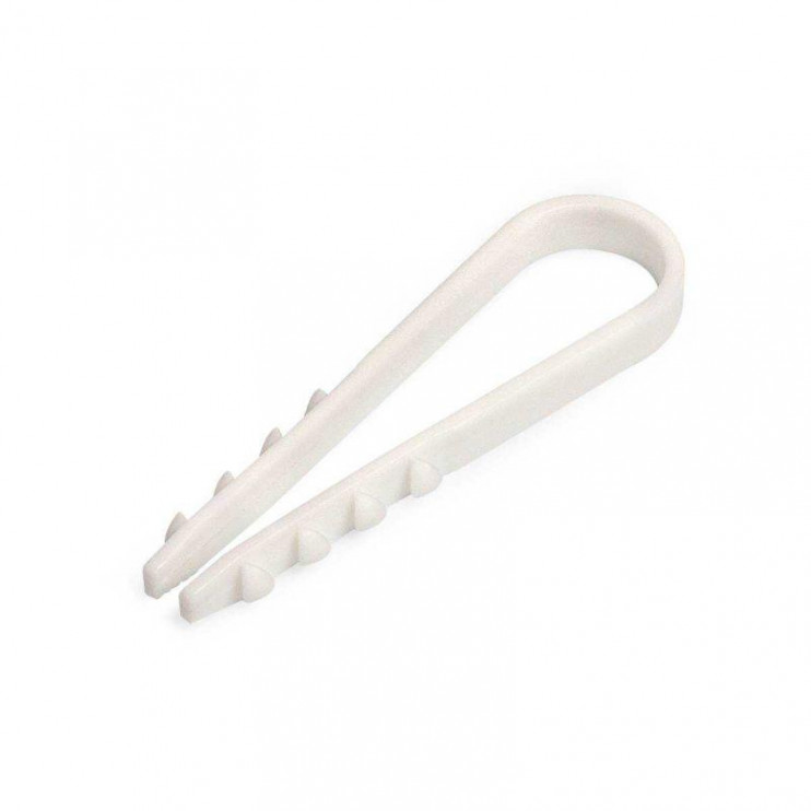 Дюбель-хомут ДХ 11-18 для круглого кабеля нейлон бел. (уп.100шт) Fortisflex 56867