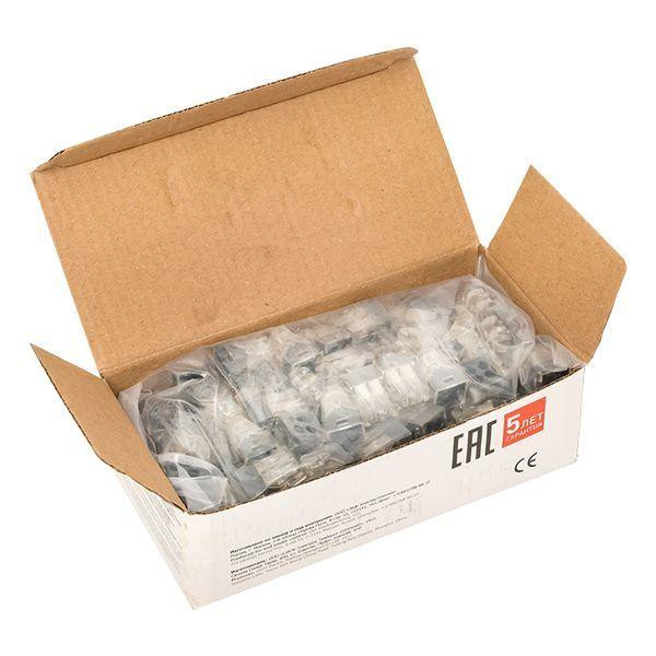 Клемма с пастой строительно-монтажная СМК 773-104 4-проводная 1.0-2.5кв.мм с пастой (уп.100шт) PROxima EKF plc-smk-104