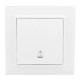 Кнопка звонка СП Минск 10А бел. EKF ERV10-026-10