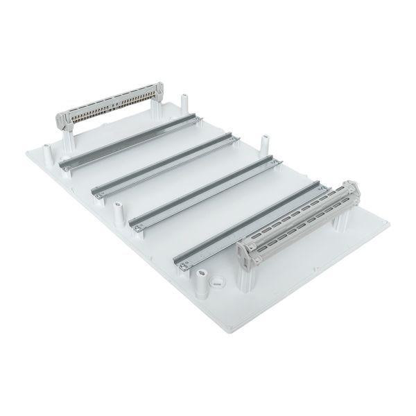 Щит распределительный навесной Unix 4x18мод. IP41 прозр. дверь PROxima EKF ux-4x18-n