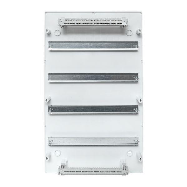 Щит распределительный навесной Unix 4x18мод. IP41 прозр. дверь PROxima EKF ux-4x18-n