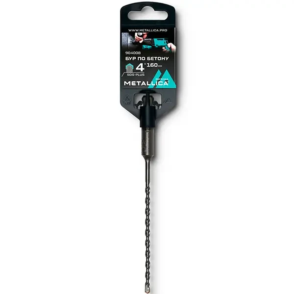 Бур 4 х 160/100мм METALLICA Optima 904008 купить цена ТД АЛЬФА