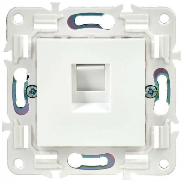 Розетка компьютерная RJ45 кат.5E SKANDY SK-K01W арктич. бел. IEK SK-K10-1-K01