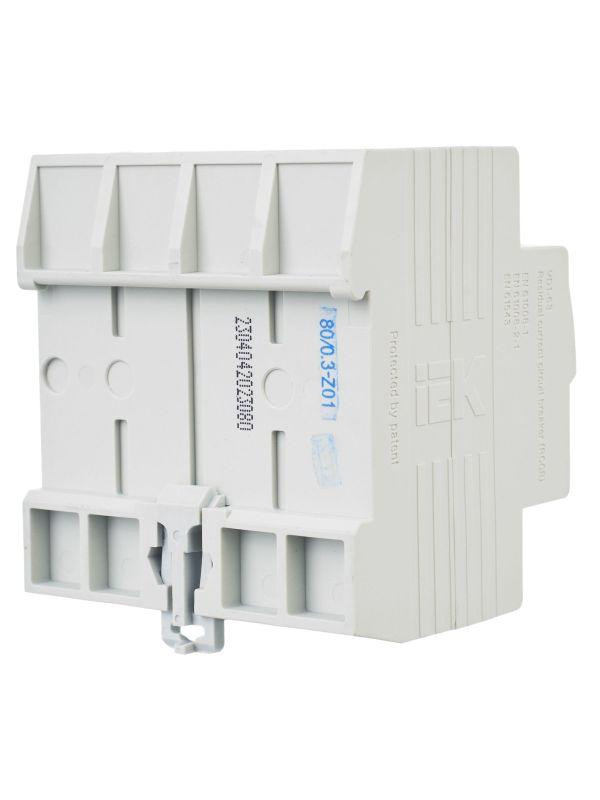 Выключатель дифференциального тока (УЗО) 4п 80А 300мА тип AC ВД1-63 KARAT IEK MDV10-4-080-300