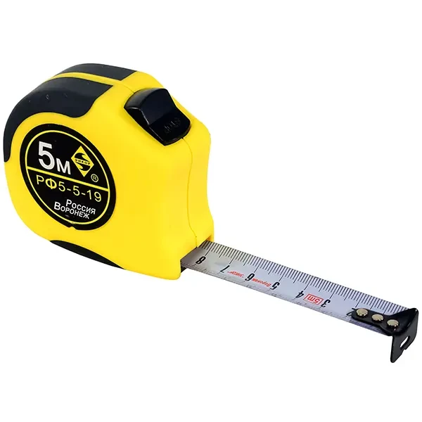 Рулетка 5м ВЕЛЮР с 2-мя фиксаторами 10102 ЭНКОР купить ТД АЛЬФА