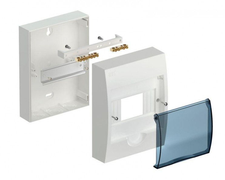 Корпус навесной ЩРН-П-6 Krepta 3 IP41 пластик. бел. IEK MKP12-N-06-40-20