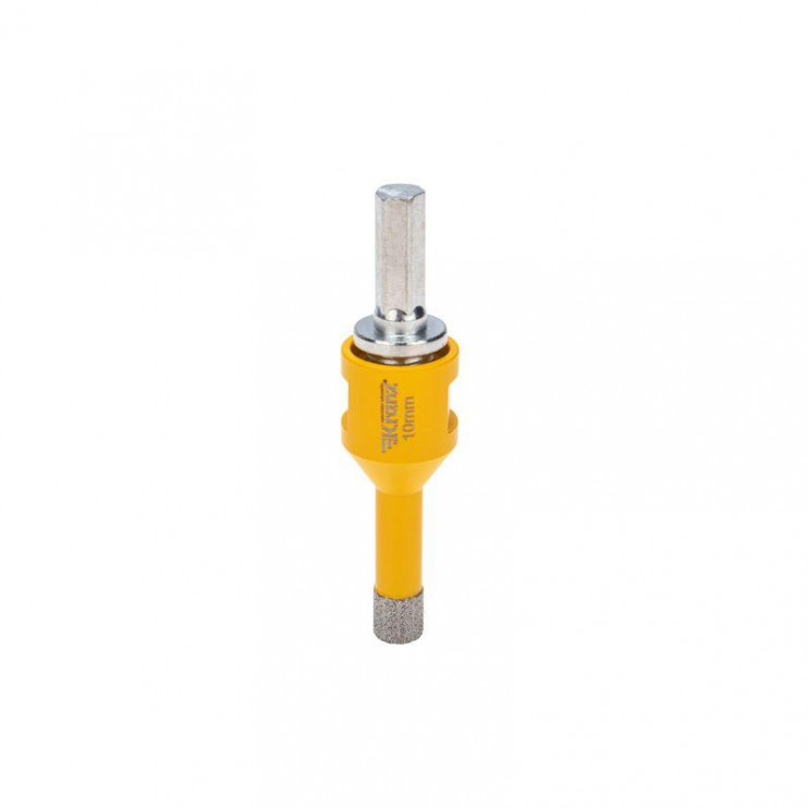 Коронка алмазная профессиональная по керамограниту и железобетону М14 вакуумное спекание 10мм для УШМ Kranz KR-92-1003