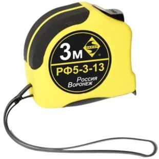 Рулетка 3м ВЕЛЮР с 2-мя фиксаторами ЭНКОР
