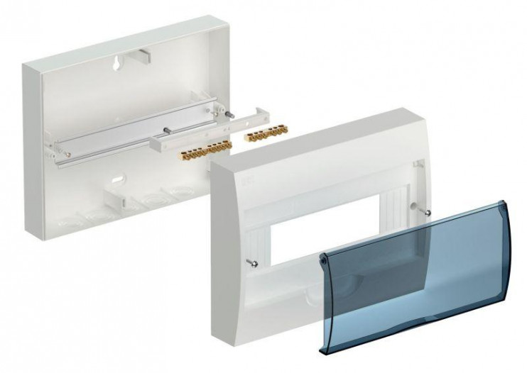 Корпус навесной ЩРН-П-12 Krepta 3 IP41 пластик. бел. IEK MKP12-N-12-40-10