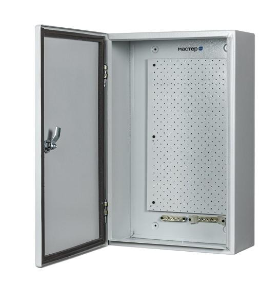 Шкаф монтажный навесной с монтажной панелью 360х560х190мм IP54 МАСТЕР-3У Mastermann 00-00000036