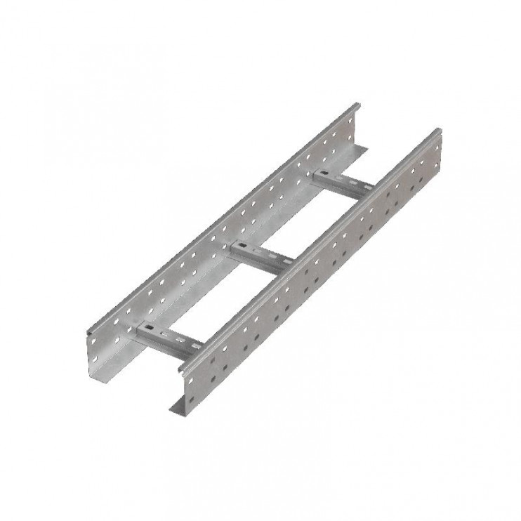 Лоток лестничный 300х100 L6000 сталь 2мм LL100-300-2.0-6000 N КМ LO14132