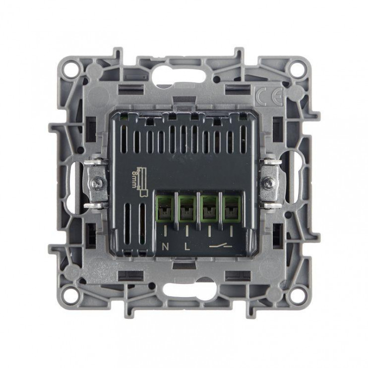 Выключатель карточный 1-кл. СП Etika 2А IP20 с выдержкой времени и подсветкой для гостиничных номеров механизм антрацит Leg 672693