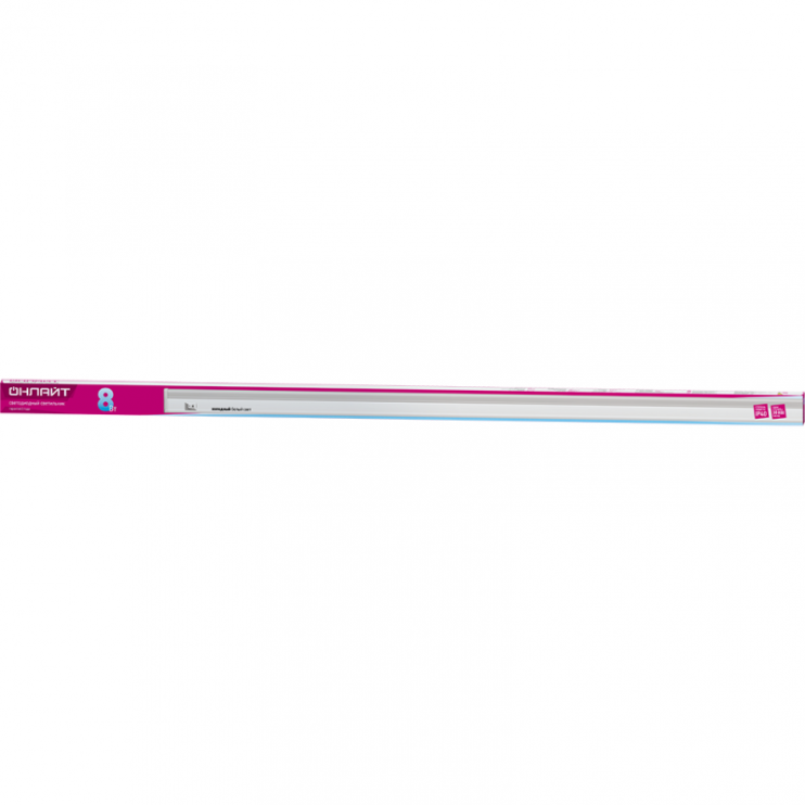 Светильник светодиодный 61 187 OLF-P1-8-4K-LED 8Вт 4000К IP40 720лм 176-264В с выкл. на корпусе ОНЛАЙТ 61187