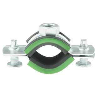 Хомут трубный 20-24мм 1/2″ M8 с уплотнением MAYER