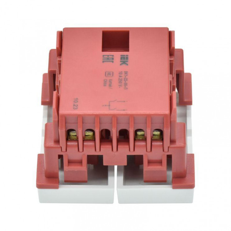 Выключатель 2-кл. 2мод. СП 10А IP20 ВК1-22-00-П бел. PRIMER IEK CKK-40D-VD2-K01