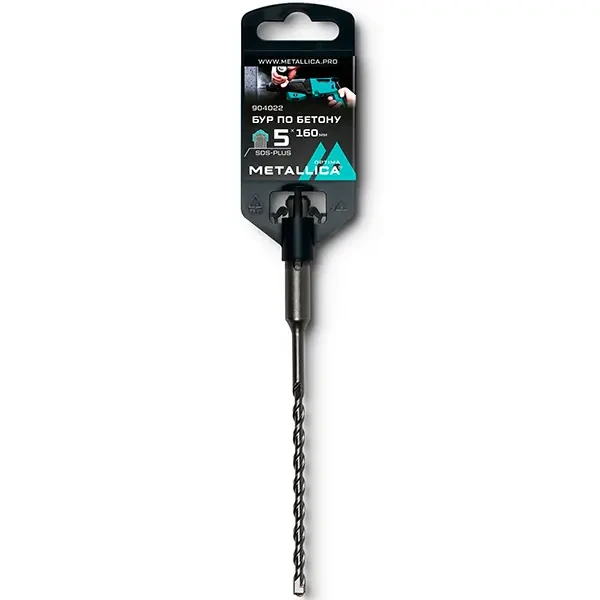 Бур 5 х 160/100мм METALLICA Optima 904022 купить цена ТД АЛЬФА