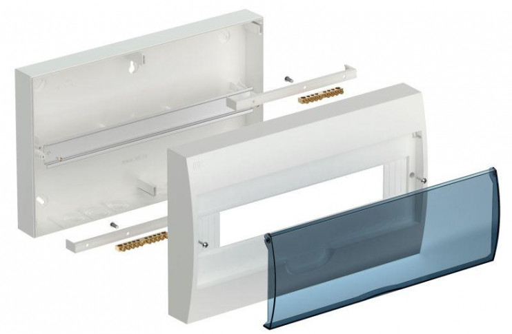 Корпус навесной ЩРН-П-18 Krepta 3 IP41 пластик. бел. IEK MKP12-N-18-40-10