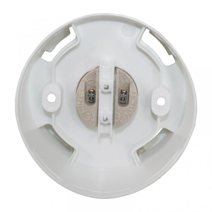 Светильник НББ 64-60-080 "Гранат" d150 1х60Вт E27 IP20 прозр./корпус наклонный бел. Элетех 1005100179