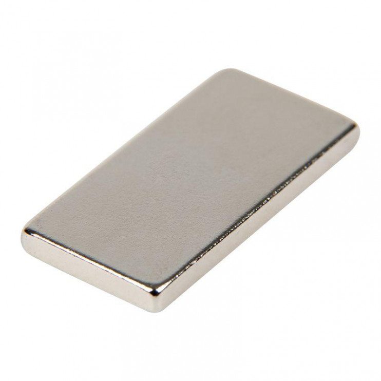 Магнит неодимовый прямоугольник 20х10х2мм сцепление 2.4кг (блист.5шт) Rexant 72-3404