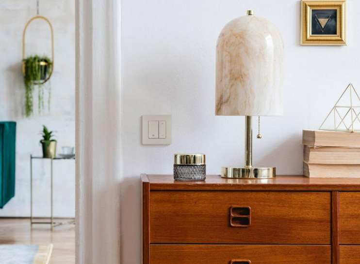 Механизм светорегулятора нажимного СП Etika 400Вт сл. кость. Leg 672318