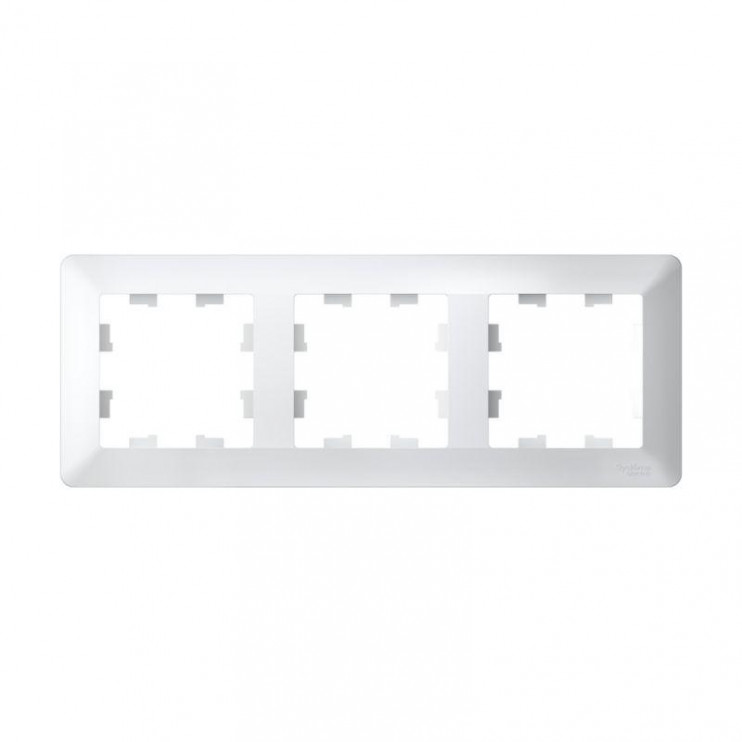 Рамка 3-м AtlasDesign Air бел./дым. бел. SE ATN220103