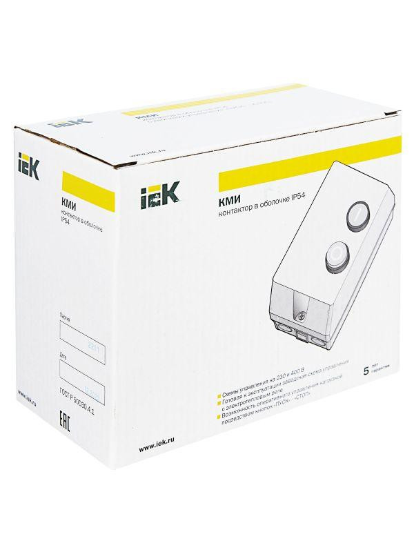 Контактор КМИ-11860 18А 380В/АС3 IP54 KARAT IEK KKM16-018-380-00