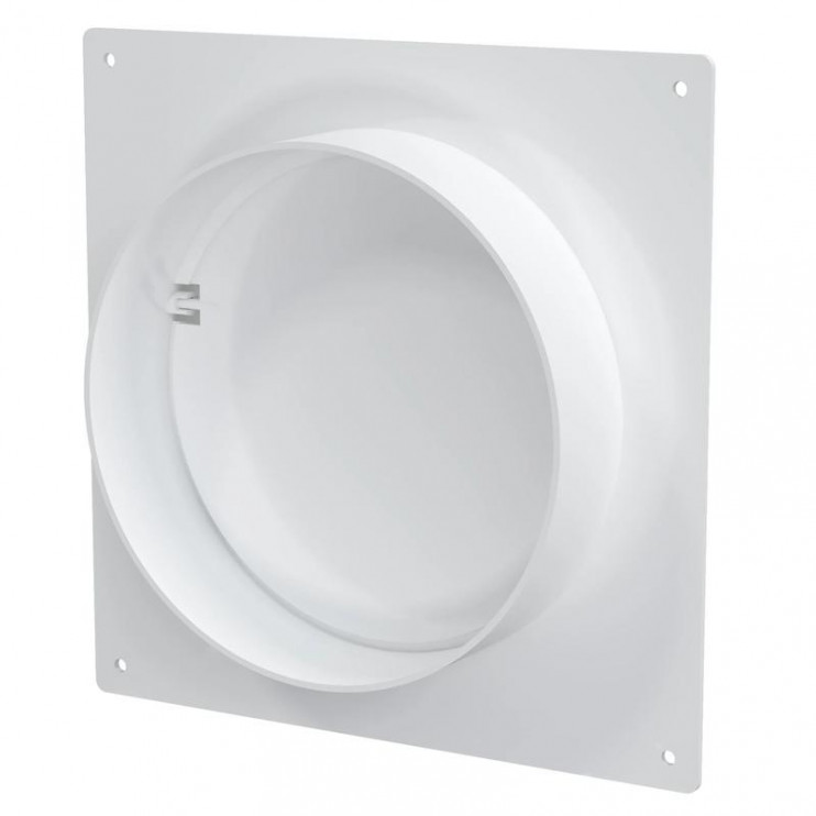 Площадка торцевая SKNPO фланец d125 соединитель обр.клапан 165х150 пластик ERA 12.5SKNPO