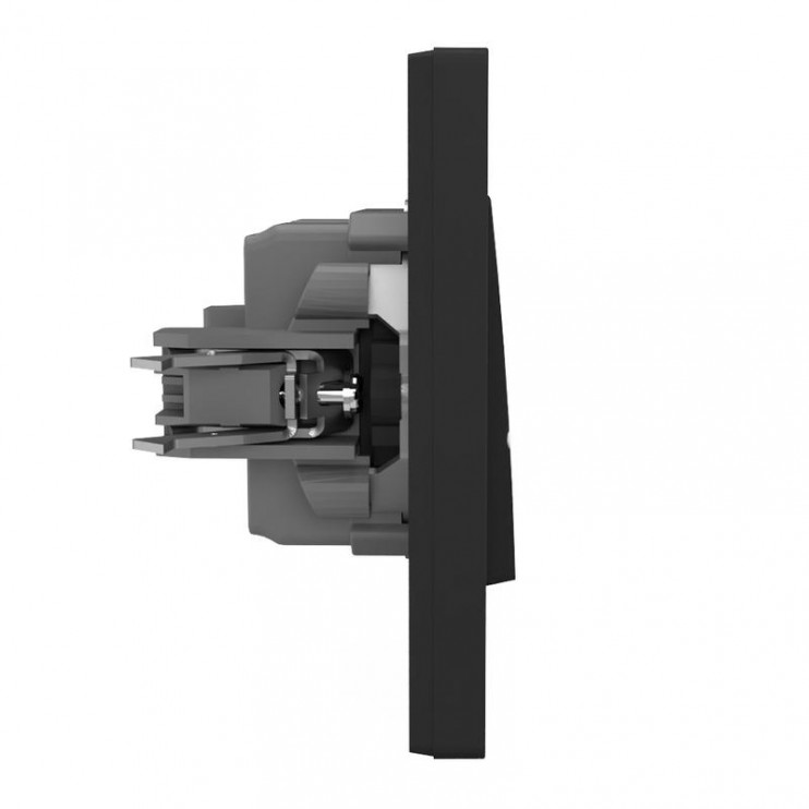 Выключатель 1-кл. СП Pixel 10А IP20 в сборе карбон TOKOV ELECTRIC TKE-PX-V1F-C14