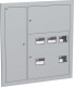 Щит этажный ЩЭ-5-Э 36 слаботочка слева IP31 LIGHT IEK IND-MKM43-05-31-E-L