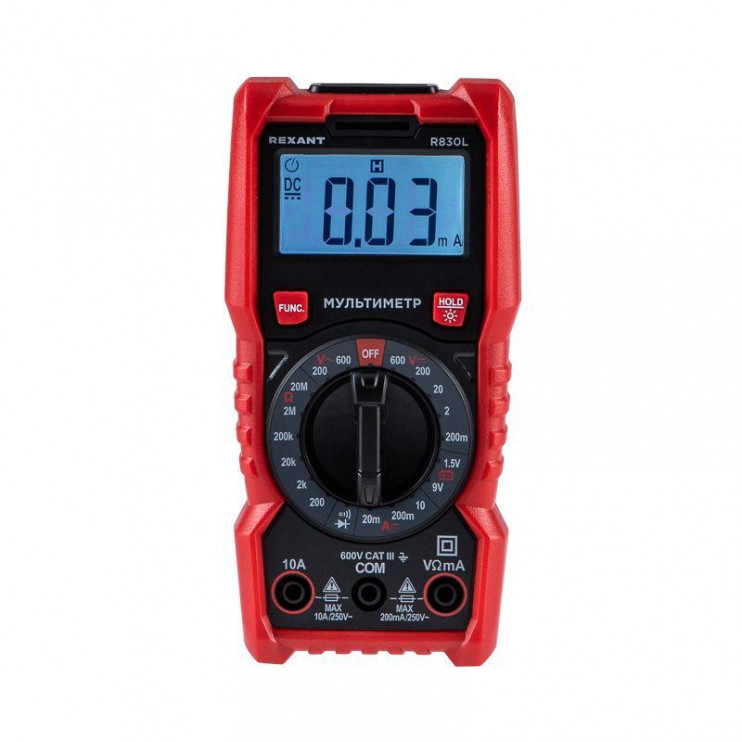 Мультиметр портативный R830L Rexant 13-3106